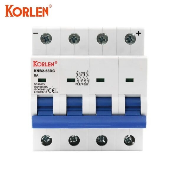 KNB2-63 DC 6A 4P Blue