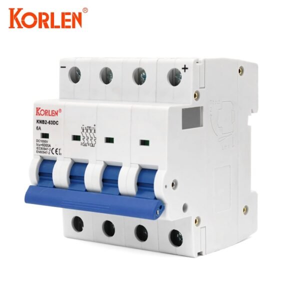 KNB2-63 DC 6A 4P Blue